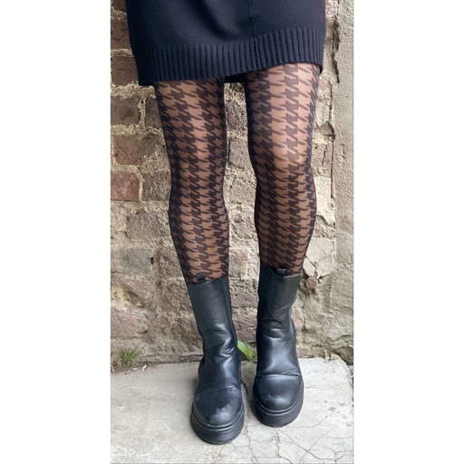 Bas collants pieddepoule grande taille