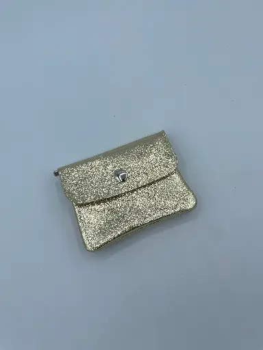 Porte monnaie/cartes cuir brillant
