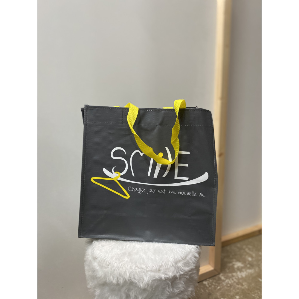 Sac carré Smile réutilisable