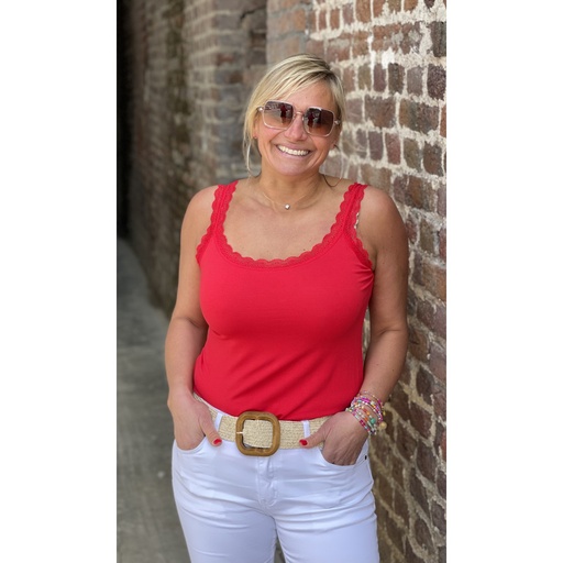 Top dentelle fines brides