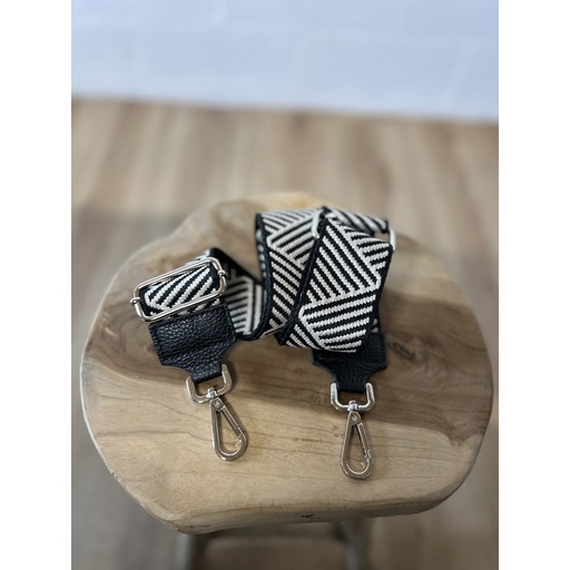 Laniere striee attaches argentees