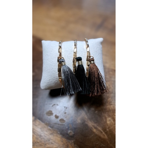 Bracelet dore pampille NC 4