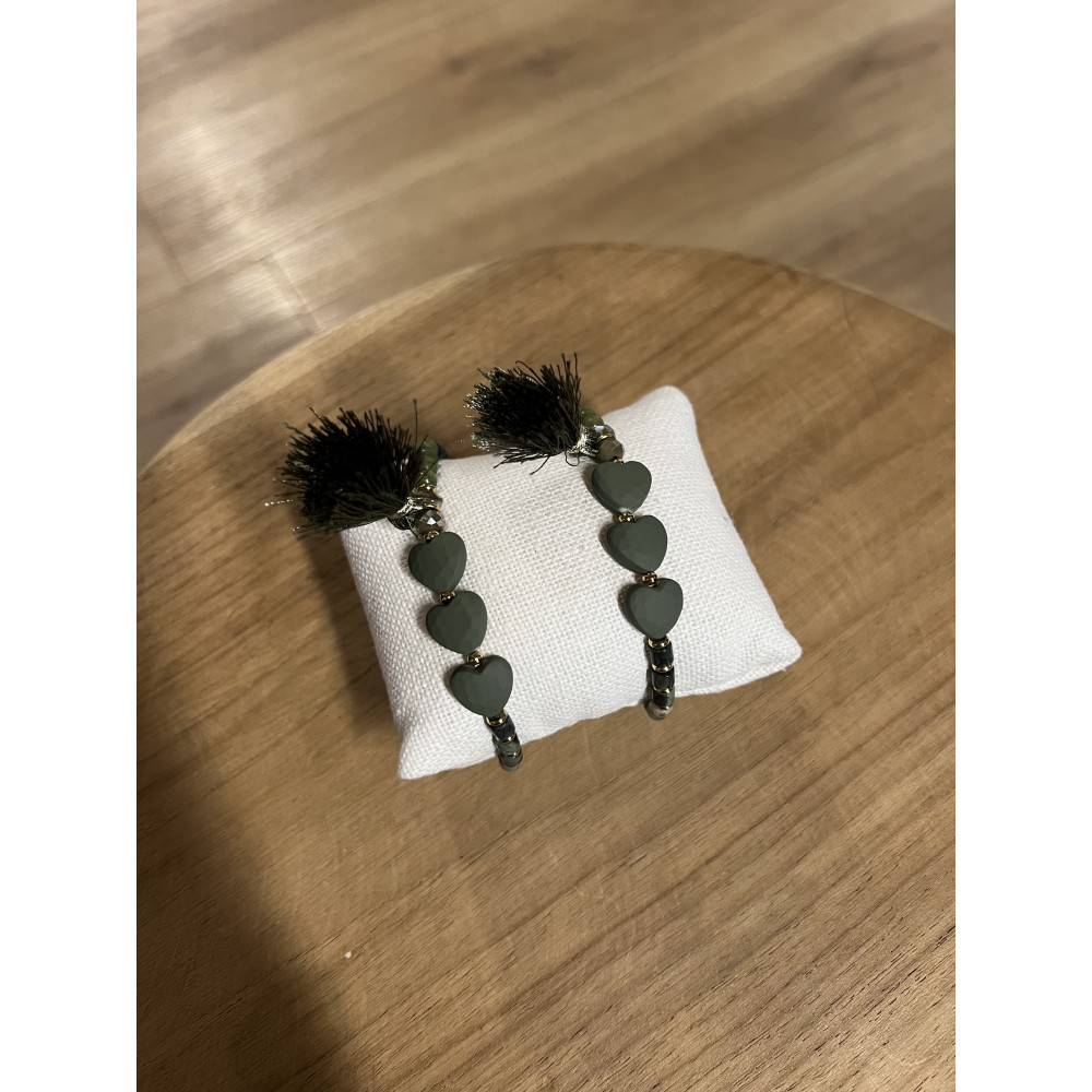 Bracelet 3 coeurs pampille NC 13