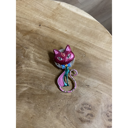 Broche aimant chat extra