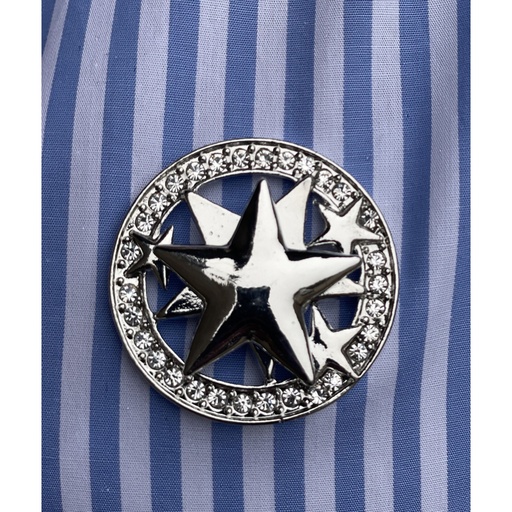 Broche double aimants etoiles