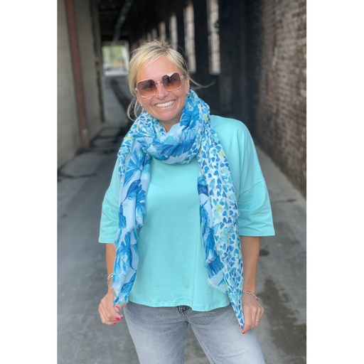 Foulard feuilles AP