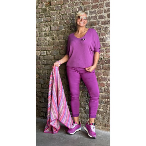 Pantalon cordon uni
