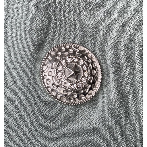 Mini broche aimant etoile strass