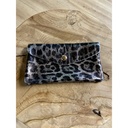 Portefeuille cuir brillant Leo