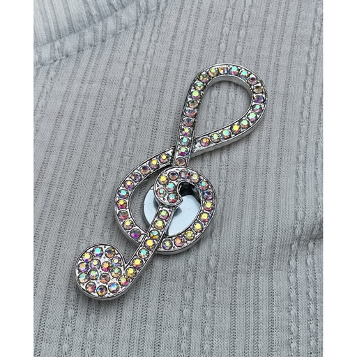 Broche aimant clef de Sol