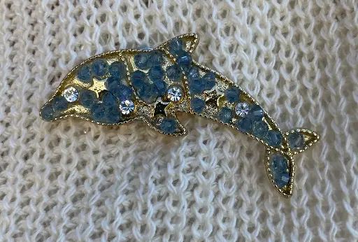 Broche aimant Dauphin